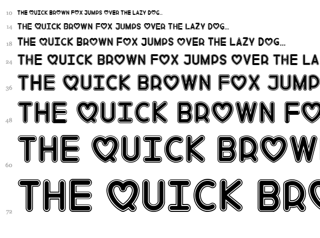 Mf Love Song font waterfall